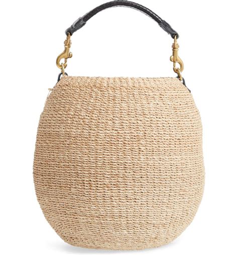 clare v straw bag